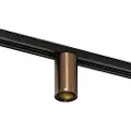 QAZQA Moderne spot mørk bronse for 1-fase skinnesystem GU10 50mm - Iconic Ruby Honey