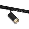 QAZQA Moderne spotlight med røykring for 1-fase skinnesystem GU10 50mm - Iconic Jeana