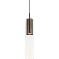 QAZQA Moderne pendellampe mørk bronse for skinnesystem 1-fase - Iconic Lloyd