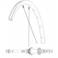 Mavic Front Ksyrium S Disc Landeveissykkel Felg