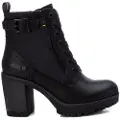 Refresh for woman. 17123202-NEGRO Ankle boots with buckle -Height heel 8cm- black (40), 5 to 8 cm, Laces, Zip, Casual, Imitation leather