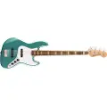 Squier Affinity Series Active Jazz Bass Laurbær Gripebrett Hvitt Plekterbrett Mystic Sea Foam Green