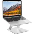 Desire2 Laptopstativ Dual Pivot Riser Justerbar Sølv