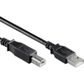 Goobay 68901, 3 m, USB A, USB B, USB 2.0, 0,48 Gbit/sek., Sort