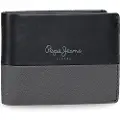 Pepe Jeans unisex. 7833131 Dual Leather Wallet Black (OSFA), Casual