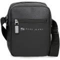 Pepe Jeans for man. 7125431 Jarvis shoulder bag black -17x22x8cm (OSFA), Casual, Polyester
