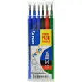 Adlibris Refill Pilot FriXion Medium 0.7 mm - med 6 stk. ass. farver
