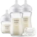 Philips AVENT Natural Response Cristal-pakke: 1 Cristal-babyflaske + 2 Cristal-babyflasker + 1 Ultra Soft-sutt 120ml 240ml