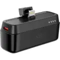 XO Mini Powerbank 20W 5000 mAh med Lightning-kontakt - Svart