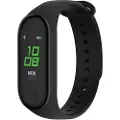Noname Fitband aktivitetsarmbånd med pulsmåler og smartfunksjoner - Svart