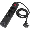 PR Home PR HomeSkjøteledning 3 M USB 1,4 mSvartTilbehørFra Homeroom