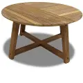 Lifestyle Garden Furniture LifestyleGardenAgate rundt salongbord 90BrunSofabordFra Homeroom