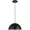 Eglo Gaetano - Taklampe - 1 sokkel - E27 - svart, gull