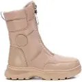 Xti Kids for girl. 15061303-BEIGE Boots 150613 beige (36), Flat, 1 to 3 cm, 3 to 5 cm, Laces, Zip, Casual, Imitation leather, children's fas
