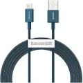 Baseus Superior Series-kabel USB til iP 2,4A 2 m (blå)