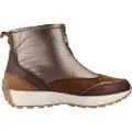 Carmela for woman. 16199501-CAMEL Leather Ankle Boots 161995 brown (36), Flat, 1 to 3 cm, Zip, Casual