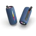 Denver BTL-360 - Høyttaler - for bærbar bruk - trådløs - Bluetooth - 10 watt - blå
