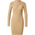 Urban Classics Crossed Rib Knit Langarmet Kort Kjole