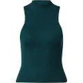 Urban Classics Short Rib Knit Turtleneck Ermeløs T-skjorte