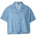 Urban Classics Resort Light Denim Kortarmet Skjorte