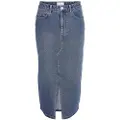 Noisy May Kath Slit Midi Vi477mb Denimskjørt
