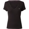 Tommy Hilfiger Slim Essential Rib Kortarmet T-skjorte