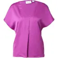 Vila Ellette Kort Ermet Bluse