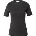 Tommy Hilfiger for woman. WW0WW40587 Cody short sleeve t-shirt black (XL), Casual, Organic Cotton, Sustainable