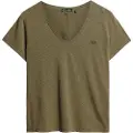 Superdry Studios Slub Embroidered Kort Ermet V-hals T-skjorte