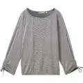 Tom Tailor Structured Stripe 3/4-ermet T-skjorte