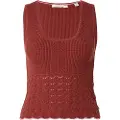 Scotch & Soda Relaxed Fit Pointelle Ermeløs T-skjorte