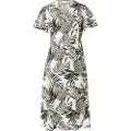 Vila Loe Wrap Kortermet Midi-kjole