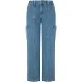 Pepe Jeans for woman. PL204715 Jeans Loose St Hw Worker blue (27/30), Casual, Cotton, Denim, Sustainable