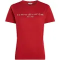 Tommy Hilfiger Corp Logo Kortarmet T-skjorte