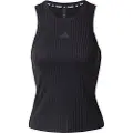 Adidas All Gym Seasonal Rib Tight Fit Tonal 3 Stripes Tank Sport-topp