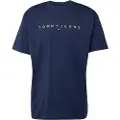Tommy Hilfiger Reg Gold Linear Logo Ext Kortarmet T-skjorte