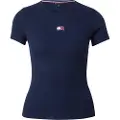 Tommy Hilfiger Badge Rib Kortarmet T-skjorte