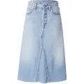 Levi's for woman. A9316-0001 High Waist A-line Skirt Decon blue (28), Casual, Cotton, Denim