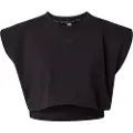 Adidas Power Boxy French Terry 3 Stripes Kortarmet T-skjorte