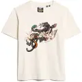 Superdry Tattoo Script Relaxed Kortarmet T-skjorte