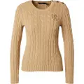 Ralph Lauren for woman. 200932223005 Cotton jumper with beige button edging (XS), Casual