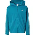Adidas Originals Adicolor 3 Stripes Teddy Fleece Genser Med Hel Glidelås
