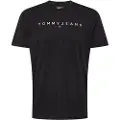 Tommy Hilfiger Reg Linear Logo Kortarmet T-skjorte
