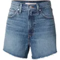 Levi's High Waisted Mom Shorts blå