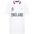 Ralph Lauren for man. 710944668001 Classic Fit England Polo shirt white (S), Casual, Cotton, Short sleeve