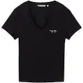 Tom Tailor 1044819 V-neck With Print Kortarmet T-skjorte