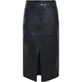 Y.A.S Mina Leather Lang Skjørt