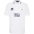Ralph Lauren for man. 710944666001 Classic Fit USA polo shirt white (S), Casual, Cotton, Short sleeve