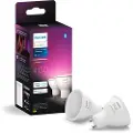 Philips Hue White & Color Ambiance GU10 smart spotlight (2-pakning)