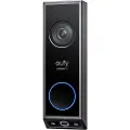 Eufy Security Video Doorbell E340 - Smart dørklokke - med kamera - batteridrevet - trådløs - Wi-Fi - 2.4 Ghz